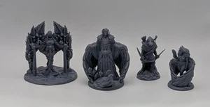 A Murder Of Crowfolk Minis per giochi di guerra da tavolo, D&D, Salmo proibito, 32 mm - Foto 1 di 5