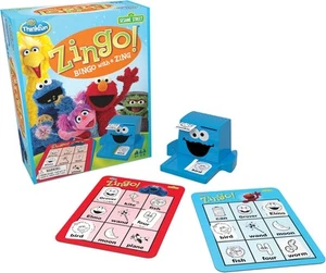 ThinkFun Sesame Street Zingo! Desarrolla habilidades lingüísticas con todos tus favoritos - Imagen 1 de 4