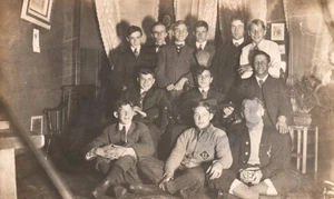 School Boy Group Photo Social History Cleveland Ohio Vintage 1911 Postcard - Picture 1 of 2