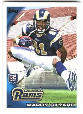 Mardy Gilyard 2010 TOPPS #264 RC St. Louis Rams - Image 1 of 2