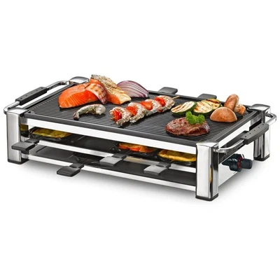 ROMMELSBACHER RCC 1500 Raclette Grill verchromt NEU OVP - Bild 1 von 3