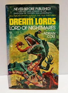 Dream Lord : Lord of Nightmares by Adrian Cole Vintage Horror Fantasy PB Novel - Picture 1 of 8
