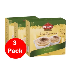 Moccona Coffee Sachets Strong Cappuccino 90 Pack - Picture 1 of 5