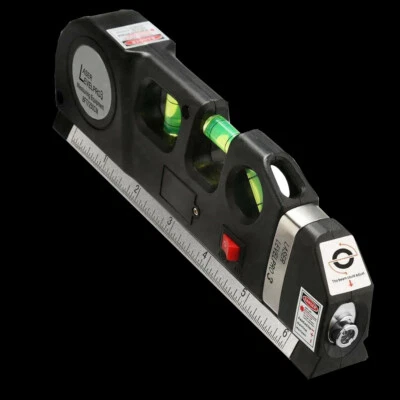DISCOUNTCHECKOUT Spirit Level With Laser Level Multipurpose Levelling Wall Line Tool Measurement