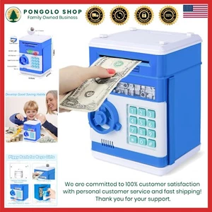 High-Capacity Kids Piggy Bank with Password Protection - Fun Money Saving Toy - Picture 1 of 7