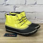 Sorel Out N About Yellow Waterproof Rain Boots Women’s Size 6 Winter Booties