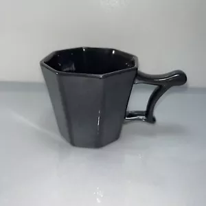 Starbucks Coffee Cup Mug Iridescent Gunmetal Gray 2013 Octagon Metallic Tea 14oz - Picture 1 of 11