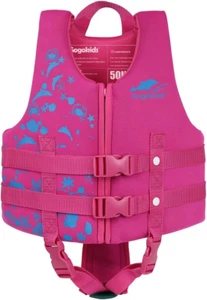 Kids Swim Vest Float Jacket - Boys' and Girls' Floaties Swimsuit Buoyancy Swimwe - Picture 1 of 9