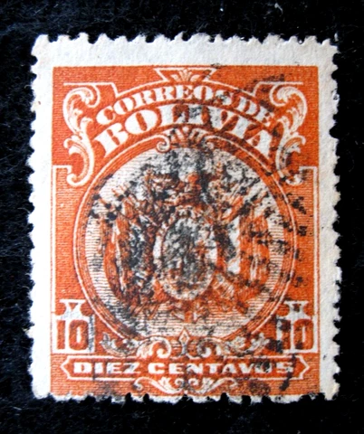 BOLIVIA - SCOTT#131 - USED - CAT VAL $18.00 Cover