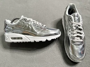Genuine Authentic Brand New Rare Nike Air Max 90 SP Medal Pack Silver UK 8.5 - Foto 1 di 8