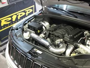 RIPP Intercooled Supercharger Black Kit Fits Jeep Grand Cherokee 6.4L 2016-2018 - Picture 1 of 3