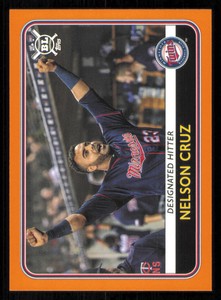 2020 Topps Big League #4 Nelson Cruz - Orange - Near Mint