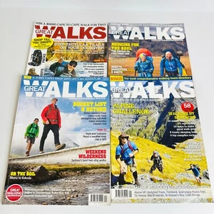 Great Walks Magazine Bulk Lot x 4 Walking Hiking Outdoors Adventure Nature - Picture 1 of 9