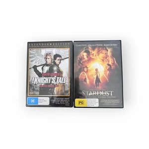 Paquete de 2 DVD "Stardust" y "A Knight's Tale" R4 Iconic Fantasy Heath Ledger - Imagen 1 de 7