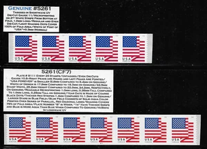 SCOTT LISTED #5261(CF7)--PNC7 & #5261--PNC5/Plate #B111--PNC5, MNH - Picture 1 of 1