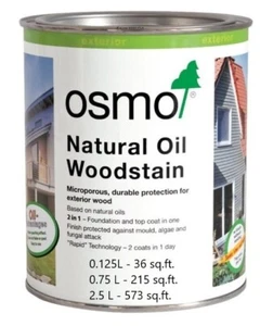 OSMO Exterior NATURAL OIL WOODSTAIN Wood Stain Finish