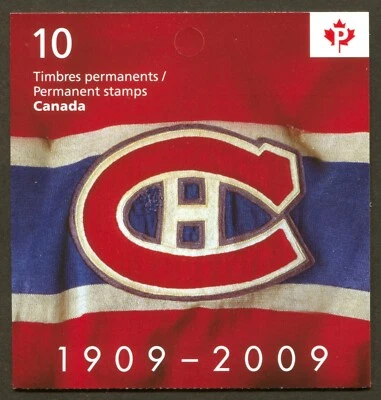Canada Sc# 2339a, Hockey- Montreal Canadiens Bklt. of 10 , VF/XF MNH SCV: $13.00 - Image 1 of 2
