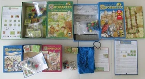 TOP: GROßES CARCASSONNE SET! Grundspiel + Jäger & Sammler + 2 Erweiterungen - Bild 1 von 10