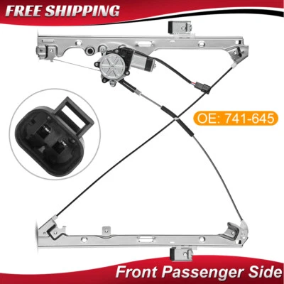 Front Power Window Regulator w/ Motor Passenger Side for Chevy Silverado GMC - Image 1 of 4