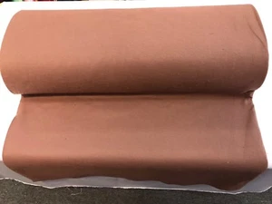 COCOA BROWN ACRYLICFELT 72” WIDE-SCHOOL CRAFT-POKER TABLE FABRIC-SOLD BY YARD. - Picture 1 of 5