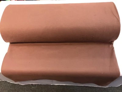 COCOA BROWN ACRYLICFELT 72” WIDE-SCHOOL CRAFT-POKER TABLE FABRIC-SOLD BY YARD. - Image 1 of 4