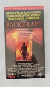Backdraft VHS  William Baldwin, Kurt Russell Sealed 1991 with watermark