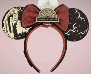 Disney Loungefly Tower Of Terror Hotel Service Elevator Ears Headband NEW! USA! - Picture 1 of 2