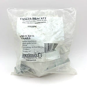 (4 Stück) Amerimax 33020PK Blendenhalterung, weiß verzinkt - Bild 1 von 3