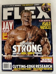 JAY CUTLER SIGNED AUTOGRAPHED FLEX MAGAZINE BODYBUILDING LEGEND TEAM MUSCLE TECH - Picture 1 of 3
