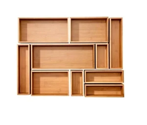 Seville Classics 10-Piece Bamboo Box Set - Picture 1 of 7