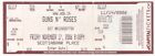 Guns n Roses 11/17/06 Ottawa Ontario Canada Concert Rare Ticket! & And GnR