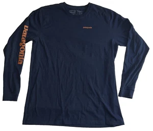 Patagonia Men's Regular Fit Blue Responsibili-tee Shirt Long Sleeve XL - Picture 1 of 6