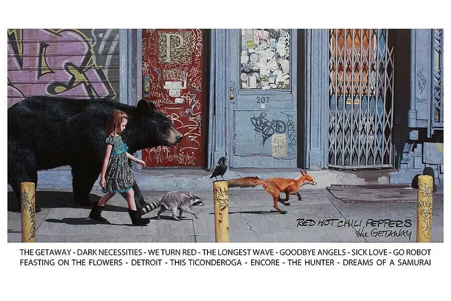 Red Hot Chili Peppers The Getaway Music Album Cover Poster Print 12 x 16