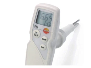 Testo 205 Handgerät T-Bar Ph Meter Tester Instrument Tastkopf für Flüssigkeiten Neu - Bild 1 von 3