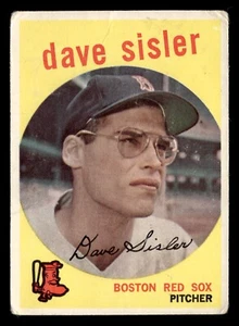 1959 Topps DAVE SISLER #384 GD Boston Red Sox - Bild 1 von 2