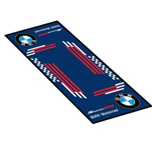 Motorcycle Garage Floor Pit Mat Workshop Factory Racing carpet For BMW 220*80CM - Foto 1 di 6