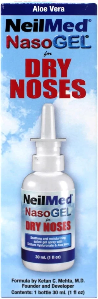 NeilMed NasoGel Spray Nasal Gel Spray Para Narices Secas 30 ml/1 oz - Elige Exp. Leer Foto 1 de 1