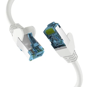 EFB-Elektronik RJ45 Patch Cable with CAT7 Raw Cable 0.5 m White White 0.5 m - Afbeelding 1 van 5