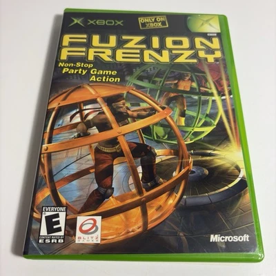 Fuzion Frenzy (Xbox) Complete CIB Tested Clean Fast Shipping! - Image 1 of 4