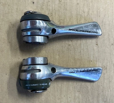 Palanca de cambios doble palanca SUNTOUR Superbe Pro montaje tubo descendente 7- índice/fricción JAPÓN Foto 1 de 4