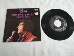 1972 Elvis How Great Thou Art / Amazing Grace RCA 2714 Canadian Pic Sleeve - Picture 1 of 6