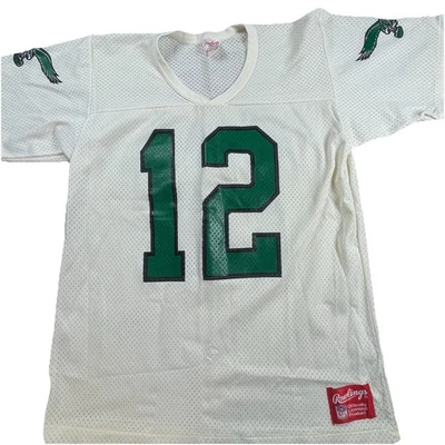 Rawlings Philadelphia Eagles Jersy Hombre Mediano Blanco #12 Randall Cunningham Med Foto 1 de 4