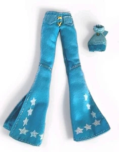 Winx Club bambola blu Halter top camicia con pantaloni stella blu bianco scintillante vestito - Foto 1 di 7