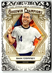 2025 Upper Deck Goodwin Champions No. 68 Sam Coffey Glossy Black - Bild 1 von 2
