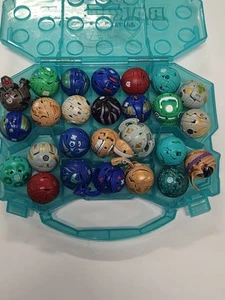 Bakugan Battle Brawlers Lot Of 26 With Case No Cards - Picture 1 of 4