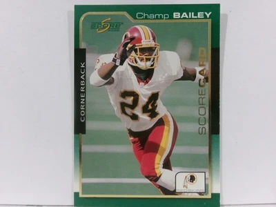 2000 Score Scorecard /2000 Champ Bailey #216 HOF - Image 1 of 2