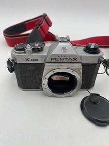 Solo cuerpo de cámara Asahi Pentax K1000 (funcionamiento, medidor de luz roto) - Imagen 1 de 7
