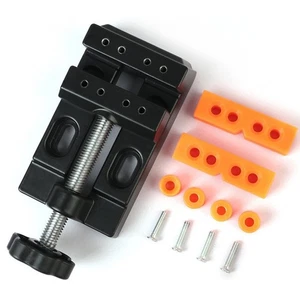 Mini Small Vise for Clamping Objects Heavy Duty Grip with Flat Nose Pliers - Picture 1 of 10