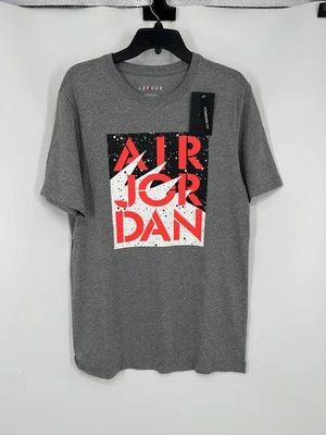 耐克 Air Jordan 图形大标志拼色 T 恤短袖 CU1976-091 中号 — 第 1/4 张图片