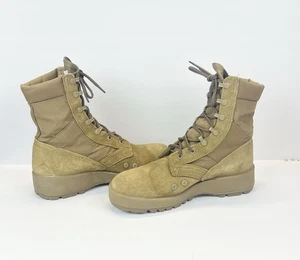 ARMY COMBAT BOOTS HOT WEATHER SPM1C1-13-D-1017 MEN'S US 8.5W EU 41.5 VIBRAM - Picture 1 of 9